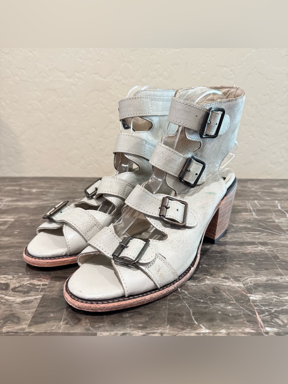 Freebird Quail Strappy Buckled Sandals